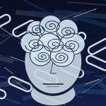 Original illustration representing anxiety and mental pressure