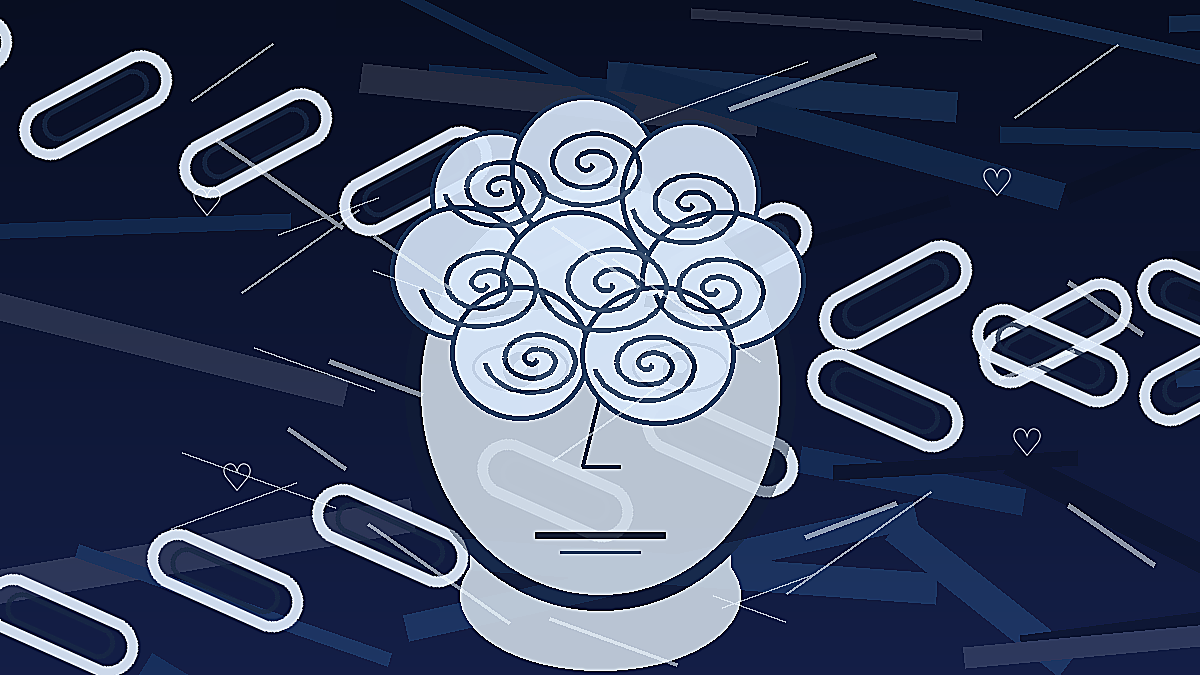 Original illustration representing anxiety and mental pressure